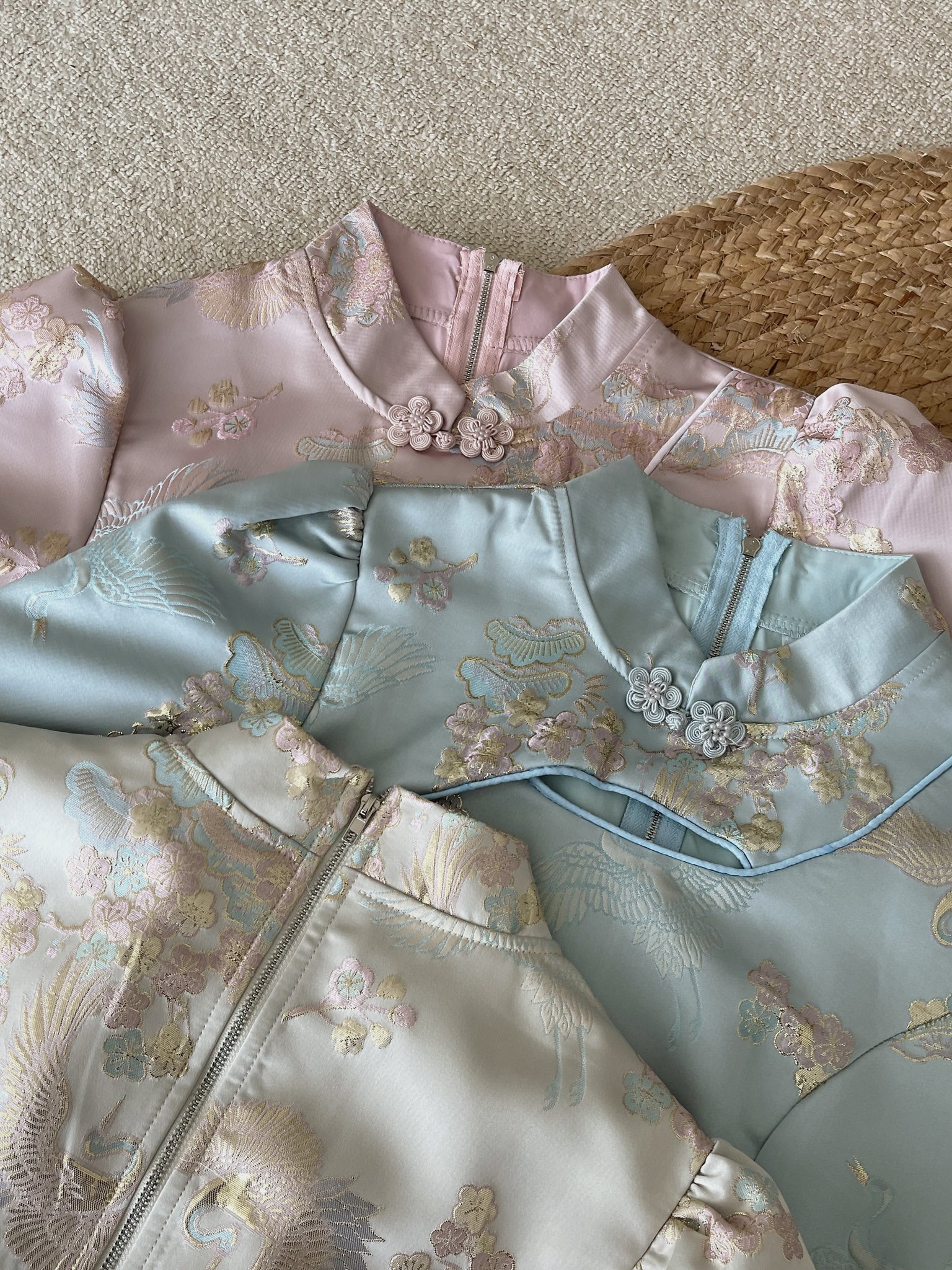 Blossom Embroidered Set  / 梅花云彩刺绣旗袍套装