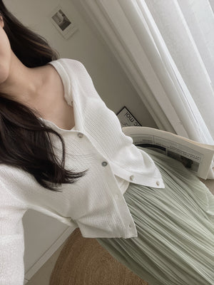 Meshy Midi Skirt / 温柔网纱中长半身裙