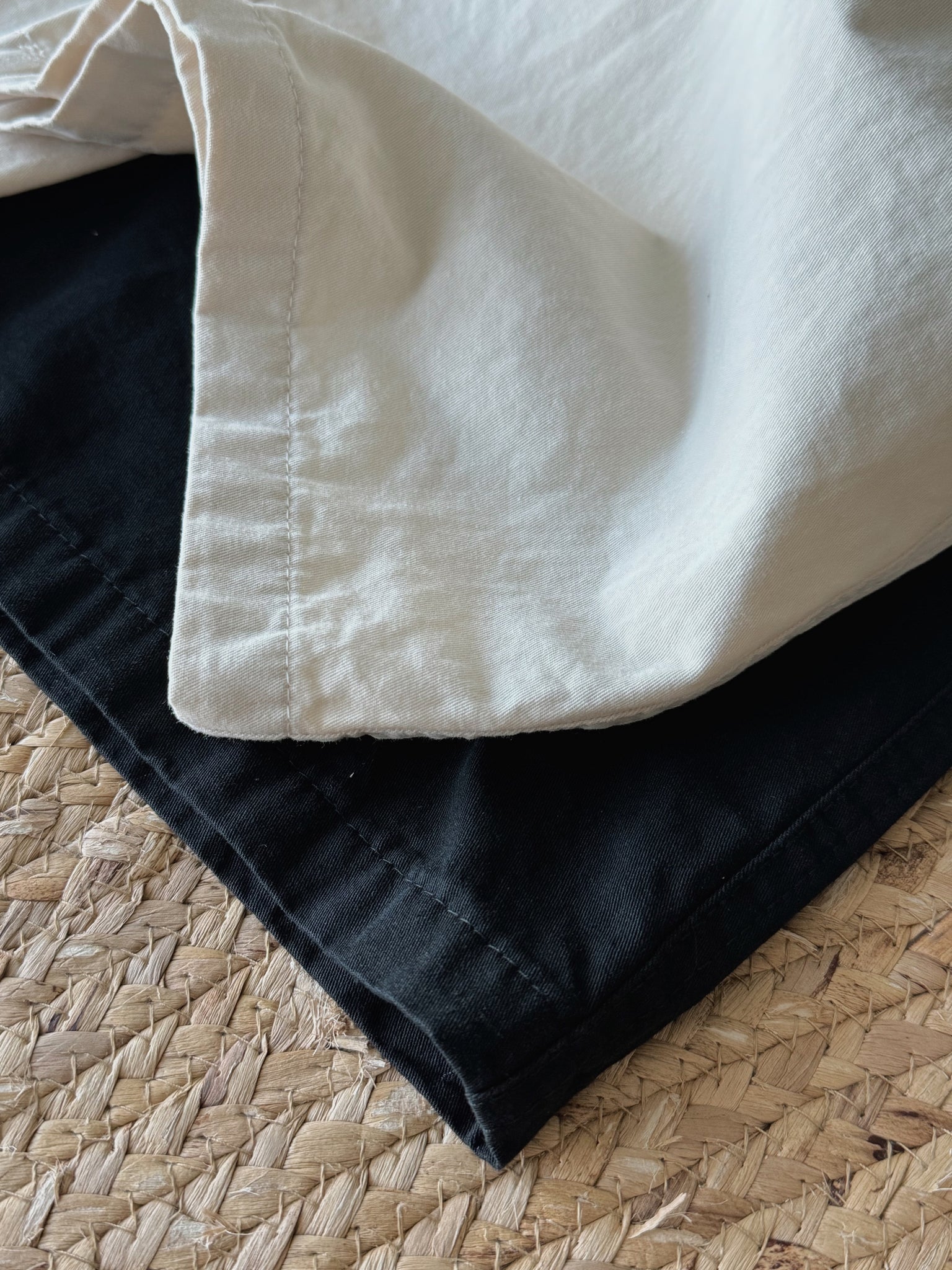 Cotton Relaxed Pants / 百搭直筒休闲长裤