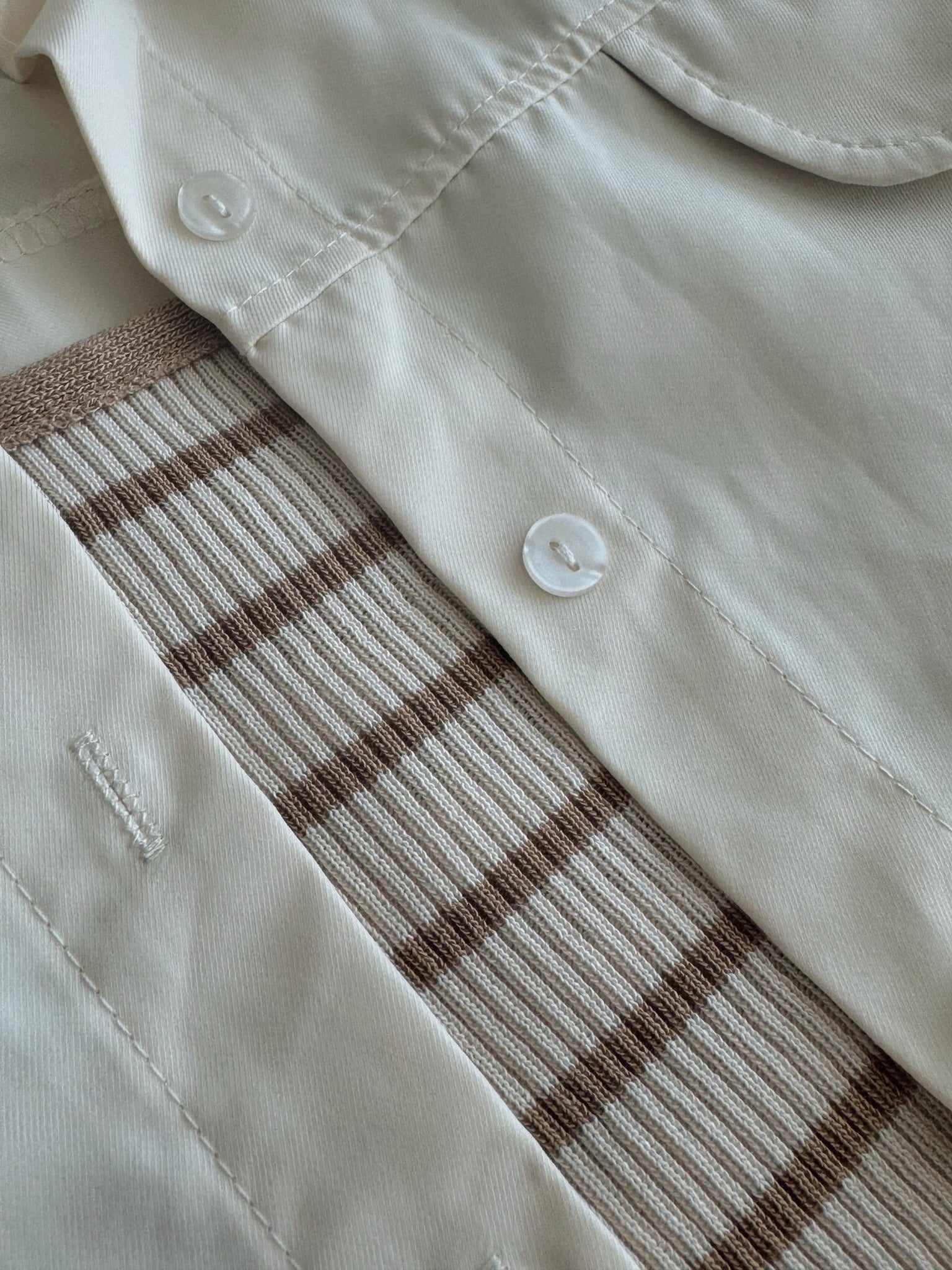 Stripes Singlet Outer Sets / 条纹吊带衬衫外两件套