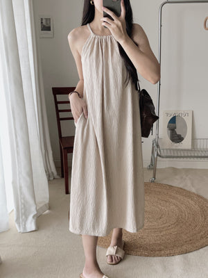 Elyna Holiday Dress / 独家风肌理感吊带裙