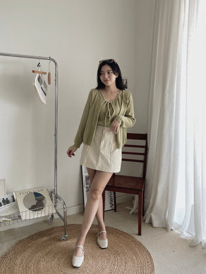 Terra Cardigan Set / 显瘦背心外套两件套