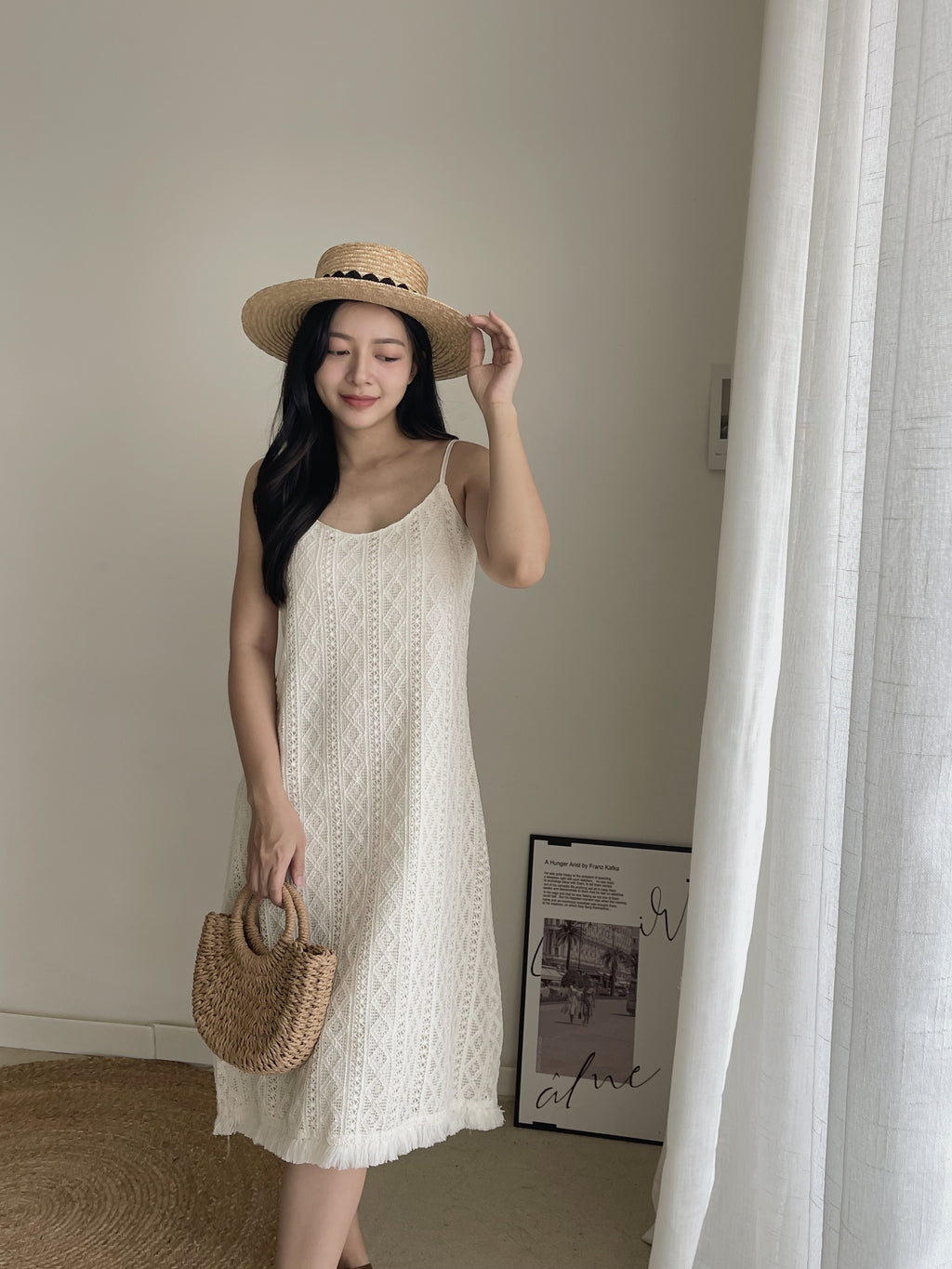 Louisa Crochet Dress / 重工编织吊带裙