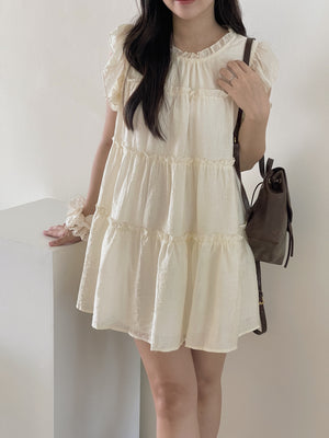 Nina Flare Mini Dress / 清新可爱娃娃裙