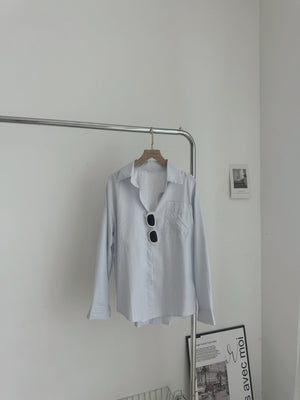 Daily Easy Striped Shirt / 日常宽松条纹衬衫