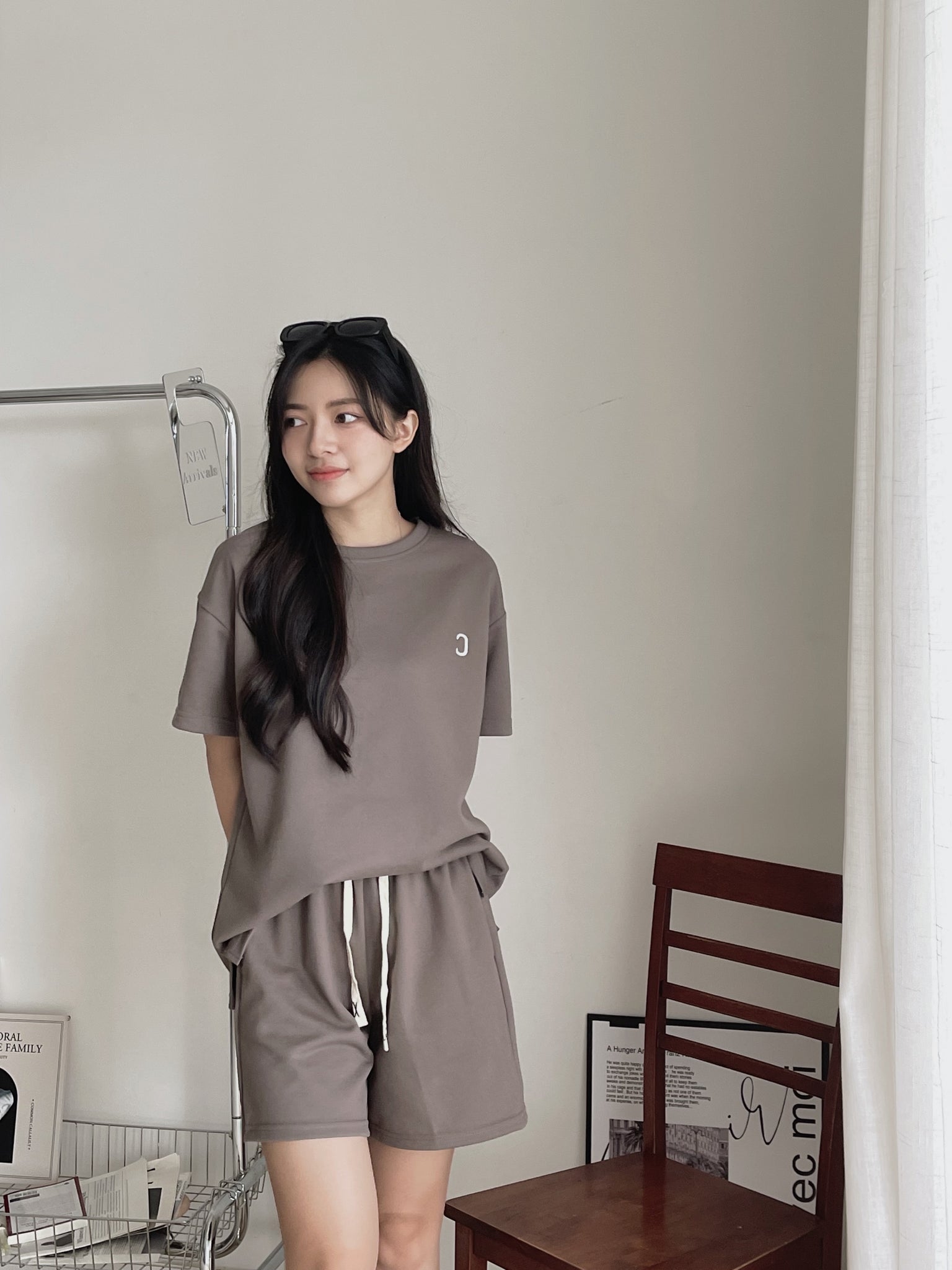 Morandi Casual Set / 莫兰蒂小刺绣休闲套装