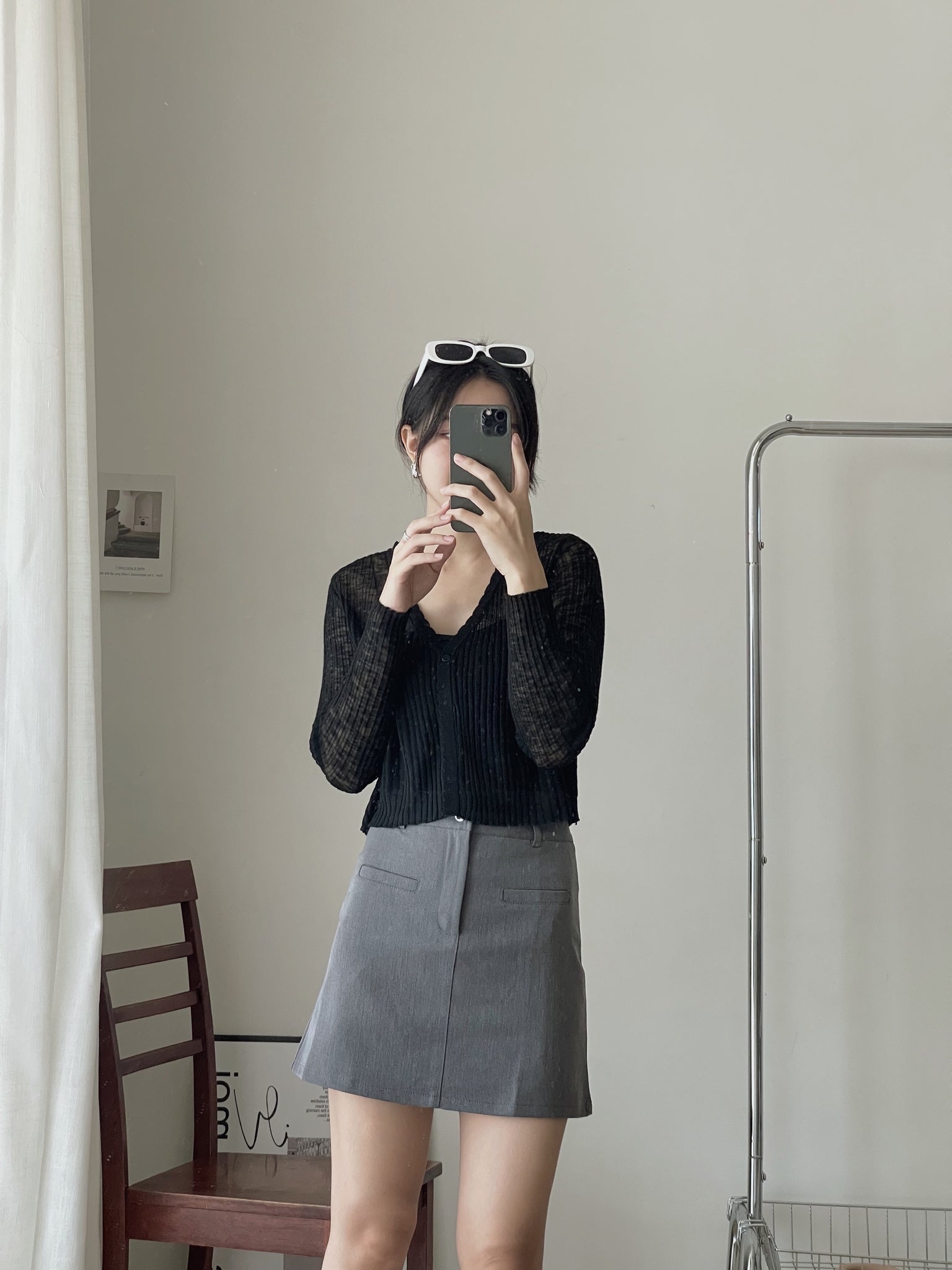 Nari Suit A-line Skirt / 韩剧欧尼西装A字裙