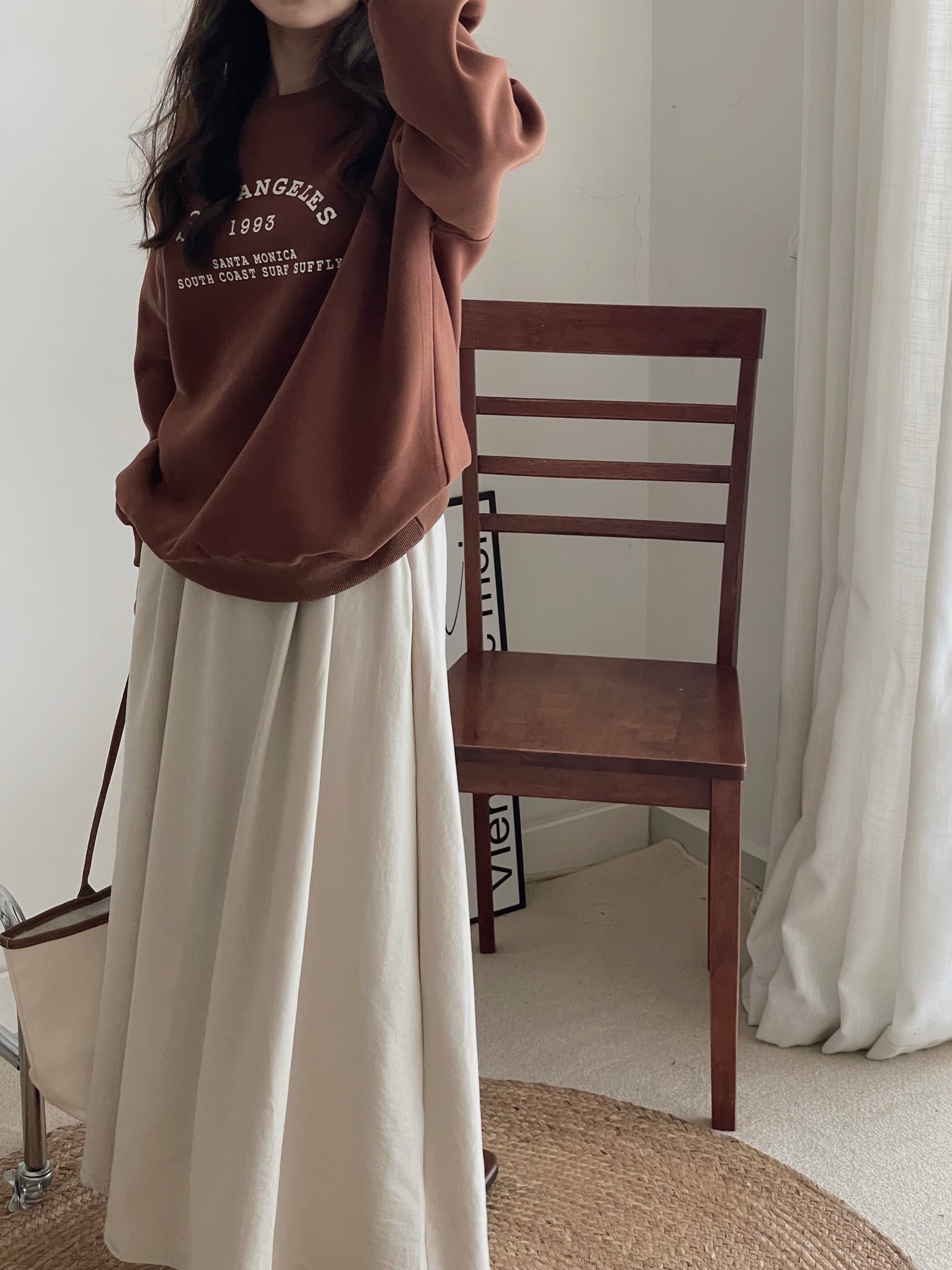 Kiera Flare Midi Skirt / 山本垂感伞裙