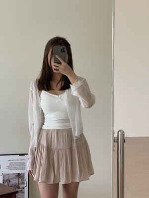 Ariel Gauze Skirt / 流光纱短裙