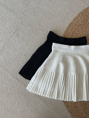 Knit Pleated Skirt / 针织百褶裙