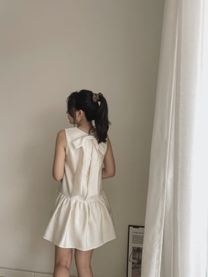 French Ribbon Sweet Dress / 法式甜美缎面公主裙