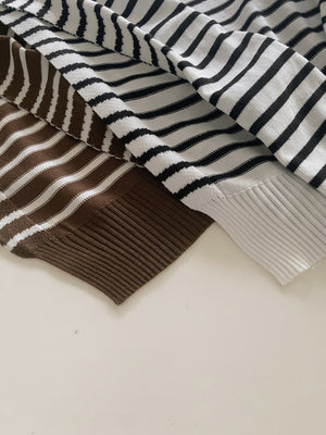 Stripes Knitted Shawl / 条纹外搭小披肩