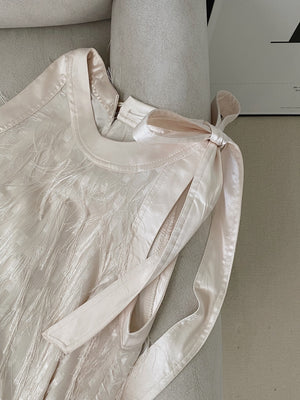 [Ready Stock] Tessel Halterneck Dress / 流苏挂脖裙