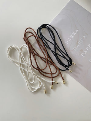Braided Belt String / 编织绑带蝴蝶结腰绳