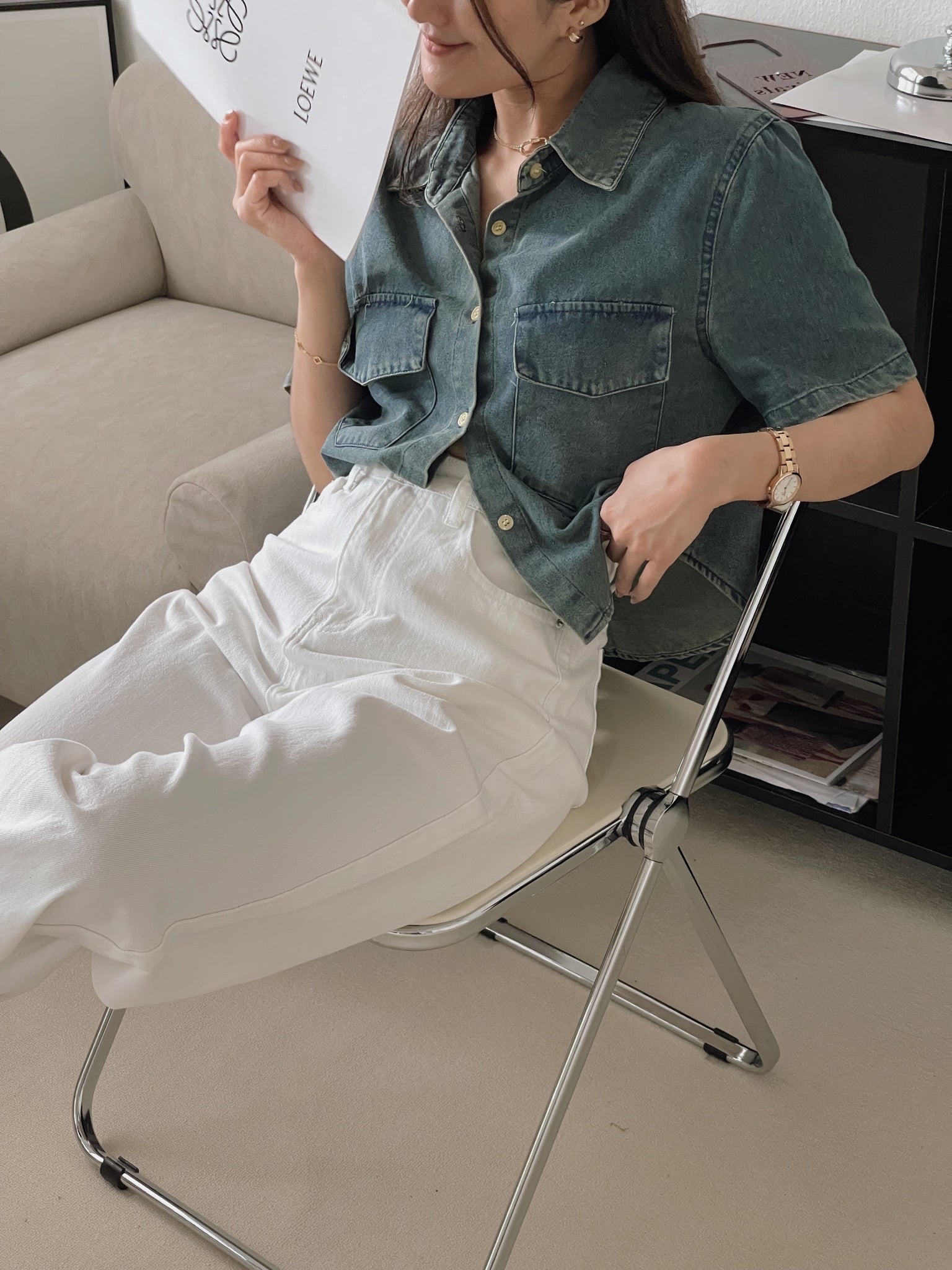 Jaylin Jeans Trousers / 显腿长牛仔直筒长裤
