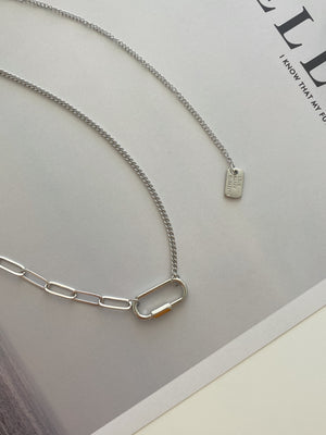 Chain Link Necklace / 韓式創意拼接項鍊