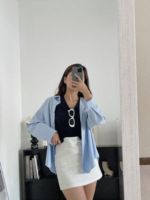 Suit A-line Skirt / 西装料A字裙